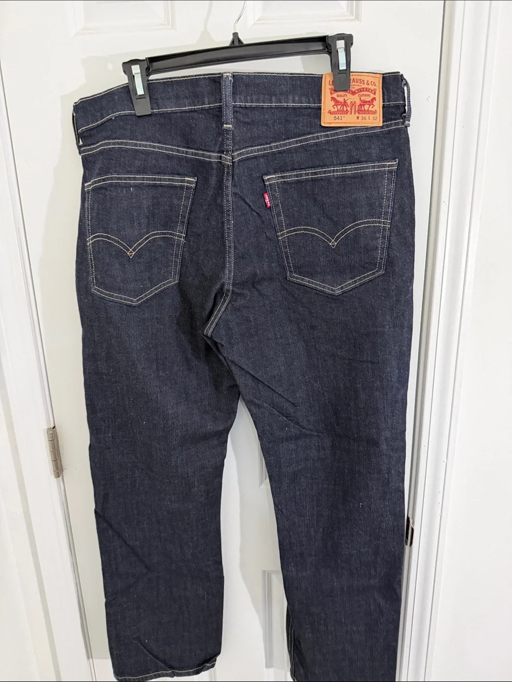 Levi's Men's Dark Indigo Straight Jeans Size 36X32